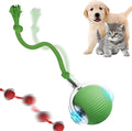 Interactive Cat Toys for Indoor Cats, Smart Automatic Cat Ball Toy for Bored Indoor Adult Cats, Rechargeable Cat Toys Interactive with Motion Sensor (Green)