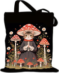 Cute Axolotls Cat, Moon Witch Series Inspirational Quotes Grocery Bags Gifts for Women
