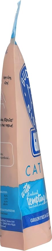 Buddy Biscuits 3 oz Pouch of Grain Free Soft & Chewy Cat Treats Made with Natural Temping Tuna