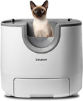 self Cleaning Litter Box Large Capacity, Automatic Cat Litter Box Open-Top Design for Multiple Cats with Integrated Safety Protection Includes Waste Bags (2026 Upgraded Model)