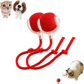 Interactive Dog Ball, Automatic Rolling Ball for Dogs & Cats, Active Pet Toy, Red, 1 Count