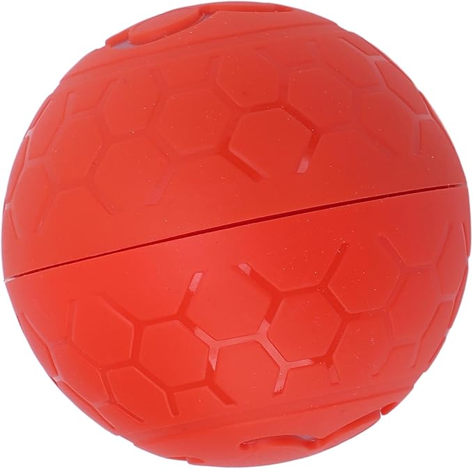 Interactive Dog Ball, Automatic Rolling Ball Toy for Dogs Cats with Intelligent Playtime, Bite, Portable Fun, Health Promotion, Boredom Relief, for Small Medium Large (Orange)