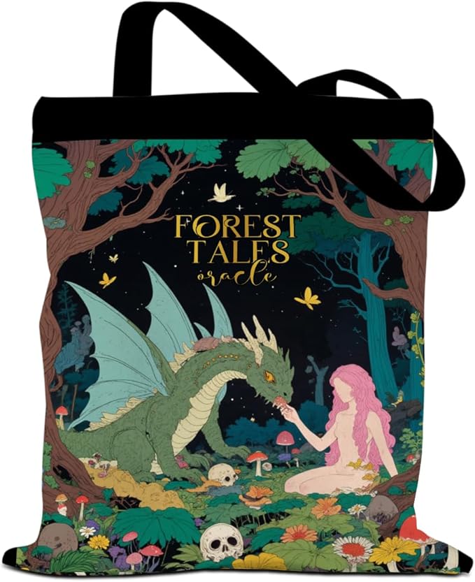 Cute Axolotls Cat, Moon Witch Series Inspirational Quotes Grocery Bags Gifts for Women
