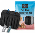 2PCS Electrostatic Pet Hair Removal Gloves Upgraded Dog Hair Remover Effortless Magic Bush Pet Hair Five Finger Pet Hair Removal Tool for Sofa Carpets & Car Seats