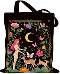 Cute Axolotls Cat, Moon Witch Series Inspirational Quotes Grocery Bags Gifts for Women