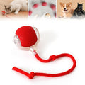 Interactive Rolling Cat Ball, 2025 Smart Automatic Cat Dog Toys, Automatic Cat Toys, Self Moving Cat Toys, Interactive Cat Toy Ball for Bored Small Dogs, Cats (Red)