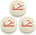 Pet House Mini Candles for Pet Odor Made with Natural Soy Wax, Plant Based, Dog and Cat Friendly Scented, Apple Cider Pack of 3