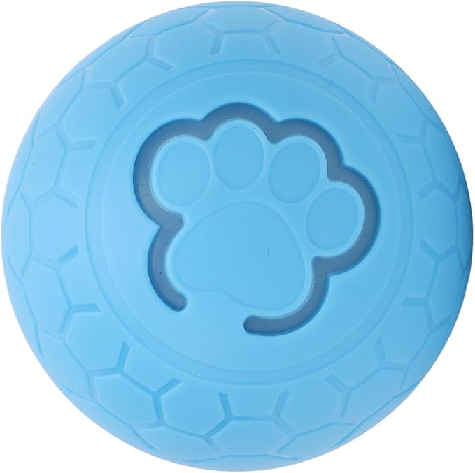 Interactive Dog Ball, Automatic Rolling Ball Toy for Dogs Cats with Intelligent Playtime, Bite, Portable Fun, Health Promotion, Boredom Relief, for Small Medium Large (Blue)