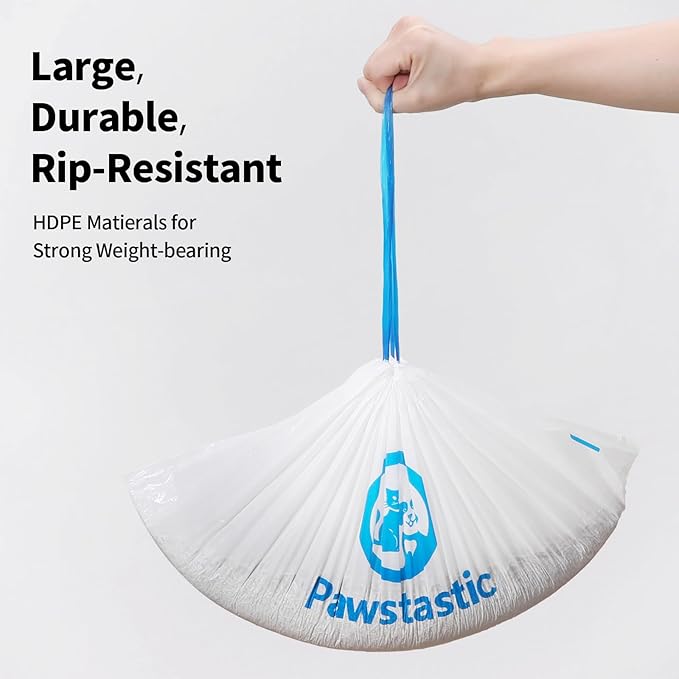 Replaced Waste Bags-2 Rolls, Cat Litter Waste Receptacles Bags for Paw101 Self-Cleaning Cat Litter Box