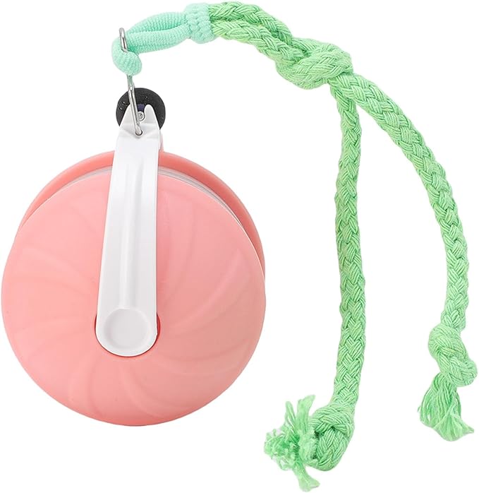 Interactive Cat Toy Ball, Automatic Moving Rolling Smart Pet Ball with Obstacle Avoidance, for Cats and Small Dogs (Pink)