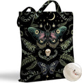 Hanamiya Na Tote Bag with Zipper Pockets, Tote Bag Reusable Shopping Grocery Bags Birthday Gifts for Women, Weekender Bags