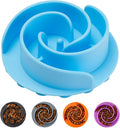 Slow Feeder Dog Bowls Insert, Animire Soft Silicone Slow Eating Dog Food Bowl for Small, Medium and Large Dogs, Compatible with Regular and Elevated Bowls