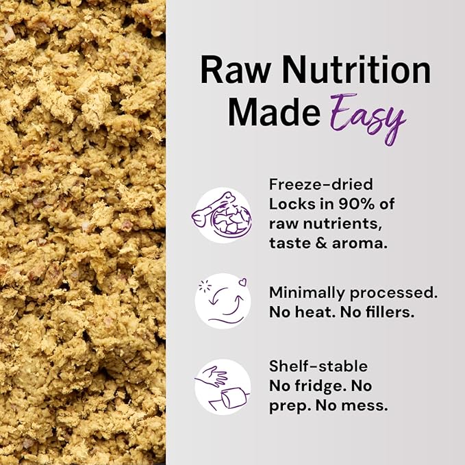 Stella & Chewy's Freeze-Dried Raw Cat Dinner Morsels - Premium Salmon & Chicken Recipe with 98% Wild-Caught & Cage-Free Protein - Natural Grain-Free Cat & Kitten Food - Made in USA - 8 oz