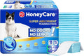 HONEY CARE All-Absorb, X-Large 28" x 34", 40 Count, Dog and Puppy Training Pads, Ultra Absorbent and Odor Eliminating, Leak-Proof 5-Layer Potty Training Pads with Quick-Dry Surface, Blue