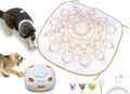 ORSDA Cat Toys for Indoor Cats, 4 in 1 Interactive Cat Toys, Automatic Cat Toy Kitten Toy, Rechargeable Electric Enrichment Toy for Cat Toy for Bored Indoor Adult Cats Hide and Seek, Whack-A-Mole