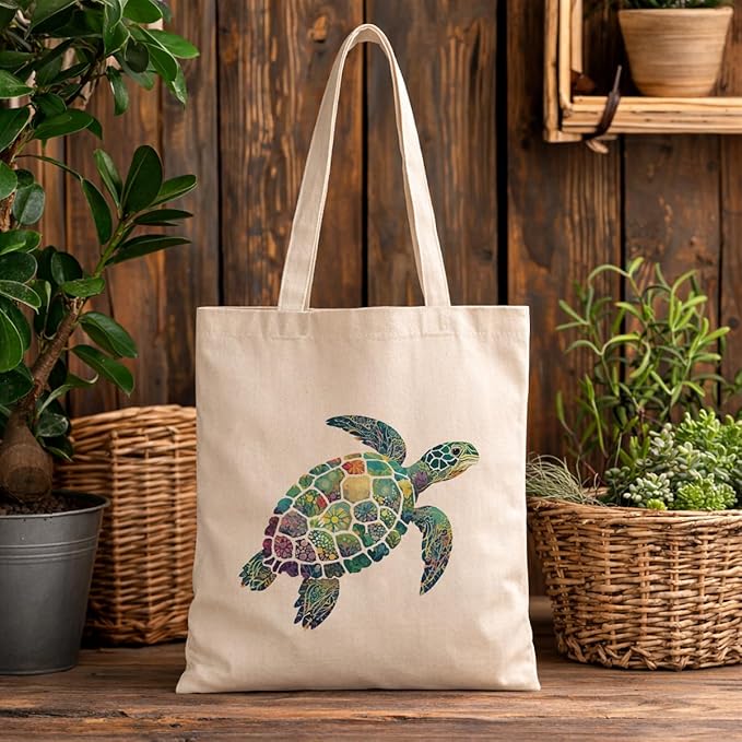 Cute Animal Tote Bag, Animal Lover Gift, Canvas Tote Bag for Women, Reusable Shopping Bags for Casual Shopping Work