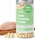 Clink Design Freeze Dried Dog Treats and Cat Treats, Single Ingredient Dog Treats, 100% Chicken Dog Training Treats, High Protein Snacks, 3.5oz