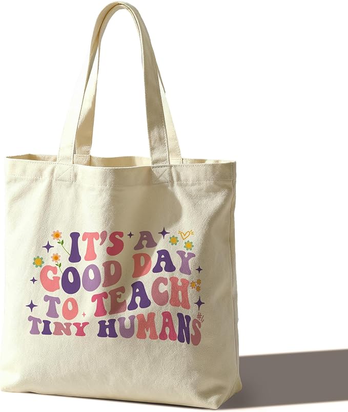 Tote Bag For Women Man, Reusable Work Shopping Grocery Shoulder Bags