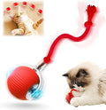 2026 New Motion Activated Cat Balls,Interactive Cat Toys for Indoor Cats with 360° Smart Automatic Rolling Moving for Bored Pet Cats Dogs. (Red)
