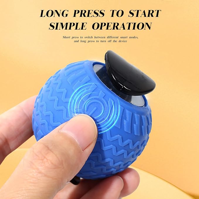 Interactive Cat Toy Ball with Tail - Automatic Motion Activated Rolling Cat Toys for Indoor Cats, Rechargeable Smart Enrichment Toy to Keep Kittens & Adult Cats Busy (Blue)