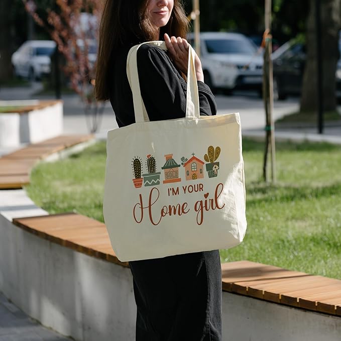 Tote Bag For Women Man, Reusable Work Shopping Grocery Shoulder Bags
