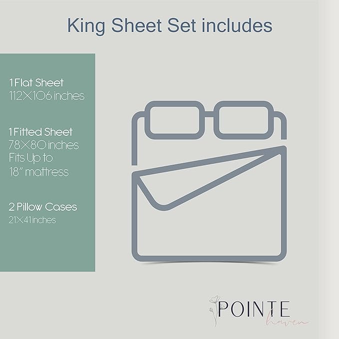 Pointehaven 180 GSM Velvet Feel Luxury 100% Cotton Printed Flannel Sheet Set, King, Cats - Warm & Cozy - Pre-Shrunk -Deep Pockets - Elastic All Around-Comfy Double Brushed -