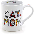 Our Name is Mud “Cat Mom” Porcelain Mug, 16 oz.