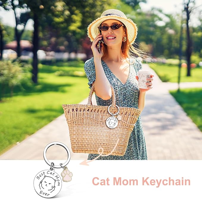 UAREHIBY Cat Lovers Gifts for Women, Cat Lady Coffee Mug Gift for Cats Mom, Daughter, Sister, Friends, Aunt, Wife, Coworkers, BOSS, Valentine's Day Gift for Her, Teacher Appreciation Christmas Gifts