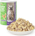 MON2SUN Triple-Layer Freeze Dried Cat & Dog Treats, Chicken, Egg & Chicken Liver Recipe Cube, Grain-Free High Protein Snacks, All Natural Food Topper or Training Rewards, 5.6oz