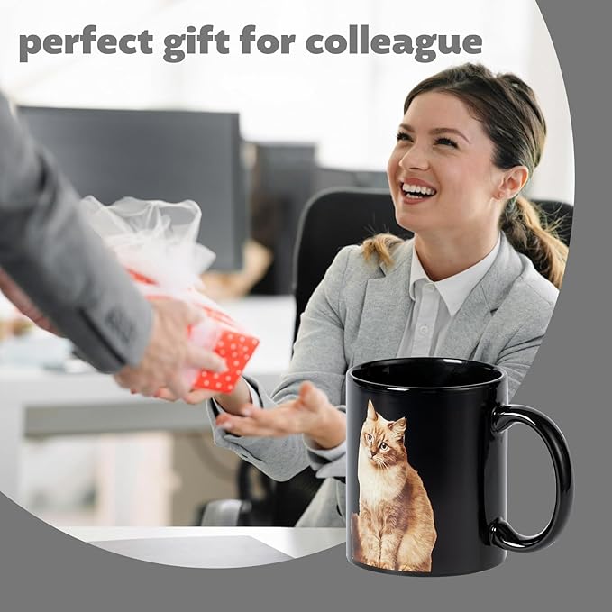 Heat-Change One Cat Leads to Another Coffee Mug 11 oz - Cats Appear with Hot Liquid