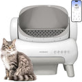 Neakasa M1 Plus Lite Open-Top Self Cleaning Cat Litter Box, Automatic Cat Litter Box with APP Control, Upgraded Safety Protection, Odor Control, Includes 1 Roll Waste Bag