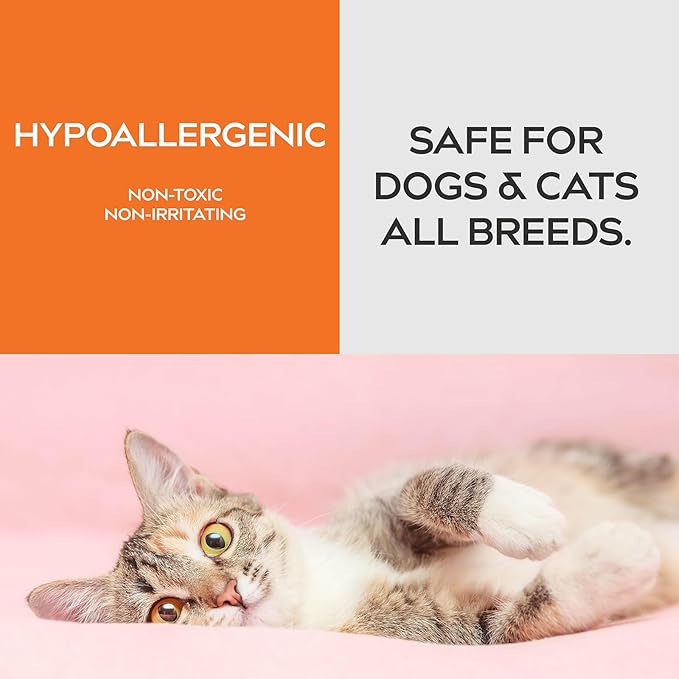 Unscented Pet Odor Eliminator Spray – Mineral-Based Spray to Tackle Cat Urine, Litter Box, and Bedding Odors – 9 Fl Oz