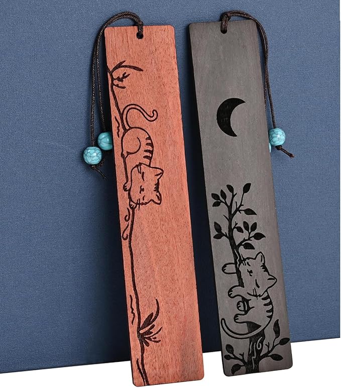 ZQZYMXQ 4Pcs Cute Cat Bookmarks Set for Women,Animal Book Mark Cat Lovers Gift Ideas Gifts for Readers (Cat Set)