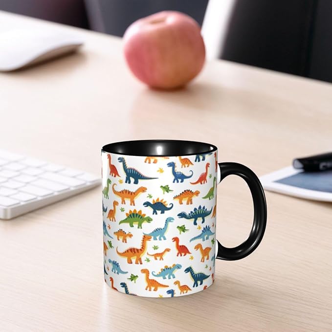 Dinosaur Coffee Mug 11 OZ Ceramic Tea Cup Novelty Mugs Funny Coffee Cups with Handle
