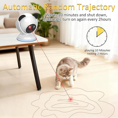 Automatic Cat Laser Toy Interactive Cat Toys for Indoor Cats/Kitty/Dogs,Laser Cat Toys for Bored Indoor Adult Cats