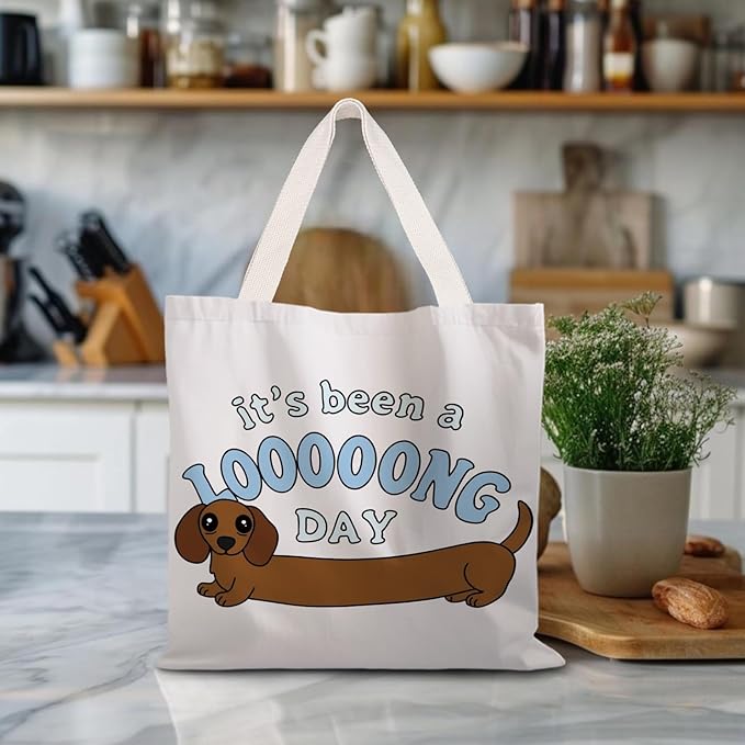 Canvas Tote Bag Aesthetic,Zoon Cow Dog Cat Tote Bag,Gifts for Women Canvas Tote Bags