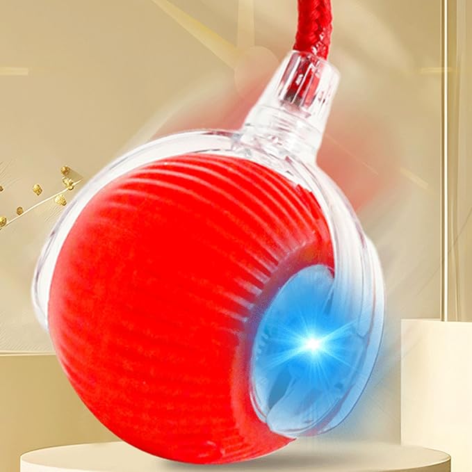 Interactive Rolling Cat Dog Ball Toy, Automatic Moving Cat Toys for Indoor Cats, Self-Rolling Interactive Pet Toys Ball for Kittens & Small Dogs