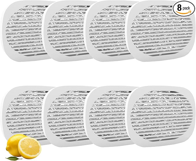 8 PCS Calmorazen Cat Litter Deodorizer Compatible with PetSnowy Snow+ Deodorizer Refill, Automatic Cat Litter Box Robertet Fragrance Box, Cat Litter Odor Control