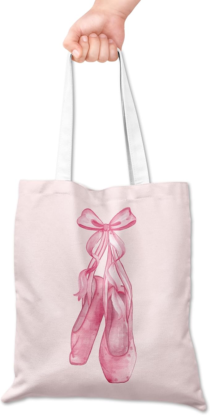 Grace Yonks Cute Canvas Tote Bag – Aesthetic Large Reusable Bag