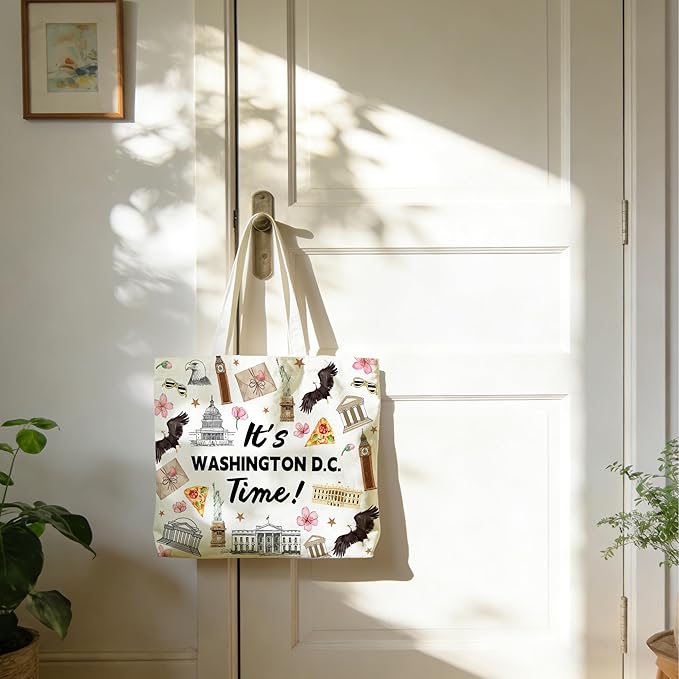 Tote Bag For Women Man, Reusable Work Shopping Grocery Shoulder Bags
