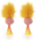 SmartyKat Silly Springer Mesh Popup Cat Toy - Orange, One Size (Pack of 2)