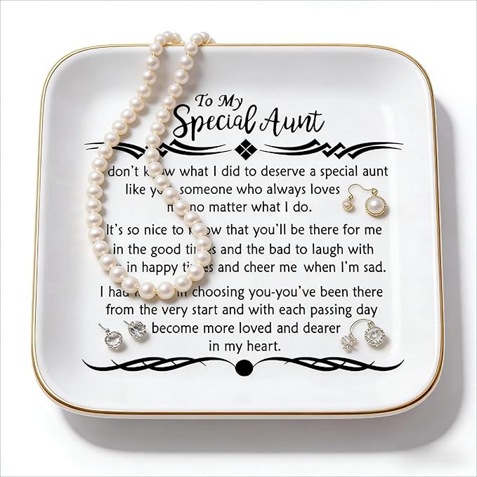 PUDDING CABIN Aunt Birthday Gifts from Niece -My Special Aunt, you become more loved and dearer in my heart -Auntie Gift for Birthday Mothers Day Gifts for Aunts