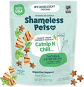 Shameless Pets Crunchy Cat Snacks & Treats – Healthy Cat Treats for Indoor Cats & Kittens with Catnip, Real Chicken & Digestive Support, Catnip N Chill (2.5 oz)