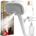 Cat Steam Brush for Dogs and Cats - Dog Steam Grooming Rechargeable Brush for Shedding Control - Self Cleaning Spay Comb with Mist and 2 Mins Timer for Long & Short Haired Pets