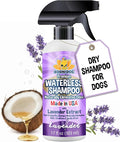 Bodhi Dog Waterless Shampoo - No Rinse Dry Shampoo for Dogs & Cats - Naturally Neutralizes Pet Smelly Odor - Safe for Puppies, Allergies & Sensitive Skin - Made in USA - Lavender (17 Fl Oz)