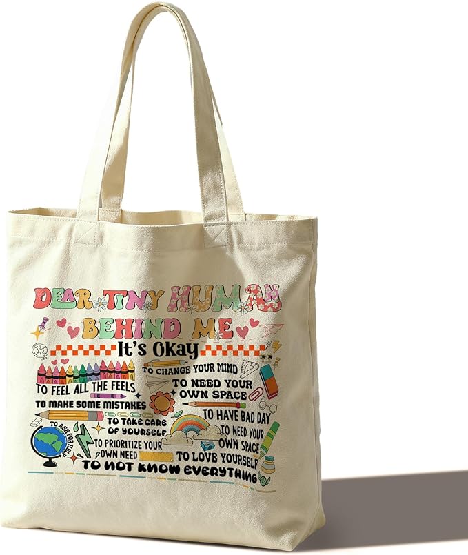 Tote Bag For Women Man, Reusable Work Shopping Grocery Shoulder Bags