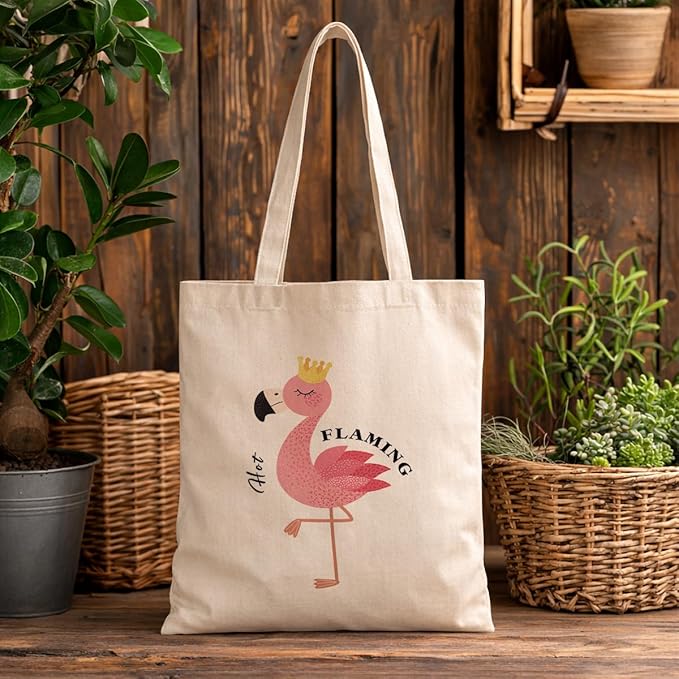 Cute Animal Tote Bag, Animal Lover Gift, Canvas Tote Bag for Women, Reusable Shopping Bags for Casual Shopping Work