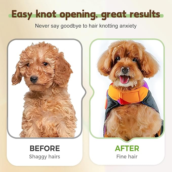 Pet Hair Removal Comb Flea Comb, 2025 Upgrade Cat Grooming Brush, Cat Brush with Release Button, De-Shedding Hair, Dog Grooming Supplies, Fine-Tooth Massage (White+Green)