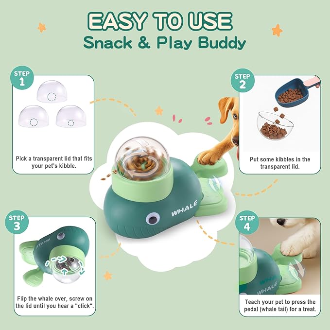 Interactive Dog Toys & Cat Toys for Indoor Cats, Dog Puzzle Toy Slow Feeder Bowl, Puppy Enrichment Toys, Interactive Cat Toys, Dog Feeder Puzzle Toy for Smart Dogs to Keep Them Busy