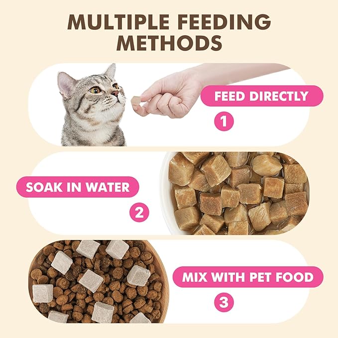 Freeze Dried Dog & Cat Treats – Single Ingredient Duck Breast, High Protein Training Treats & Food Topper, 5.3 oz